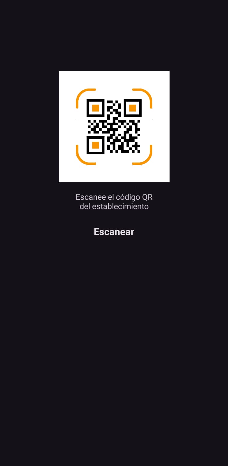 Interfaz principal de la app